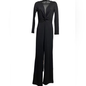 Favlux soft knit black jumpsuit size small